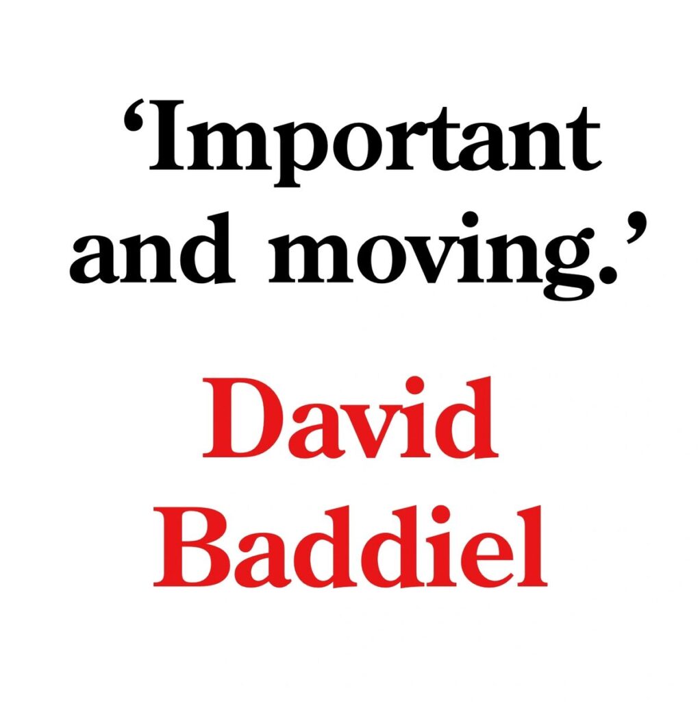 Important and moving - David Baddiel