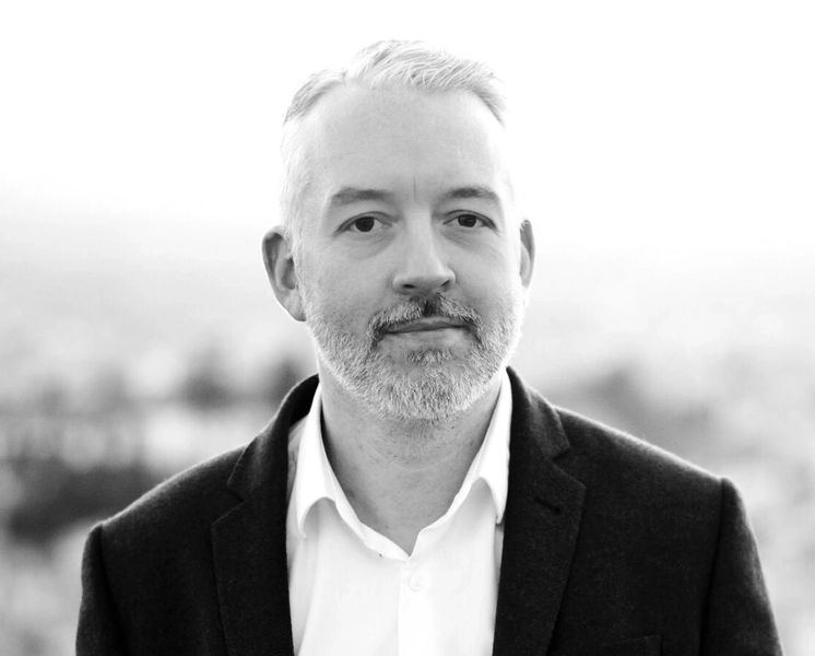 Black and white image of Matthew Williams